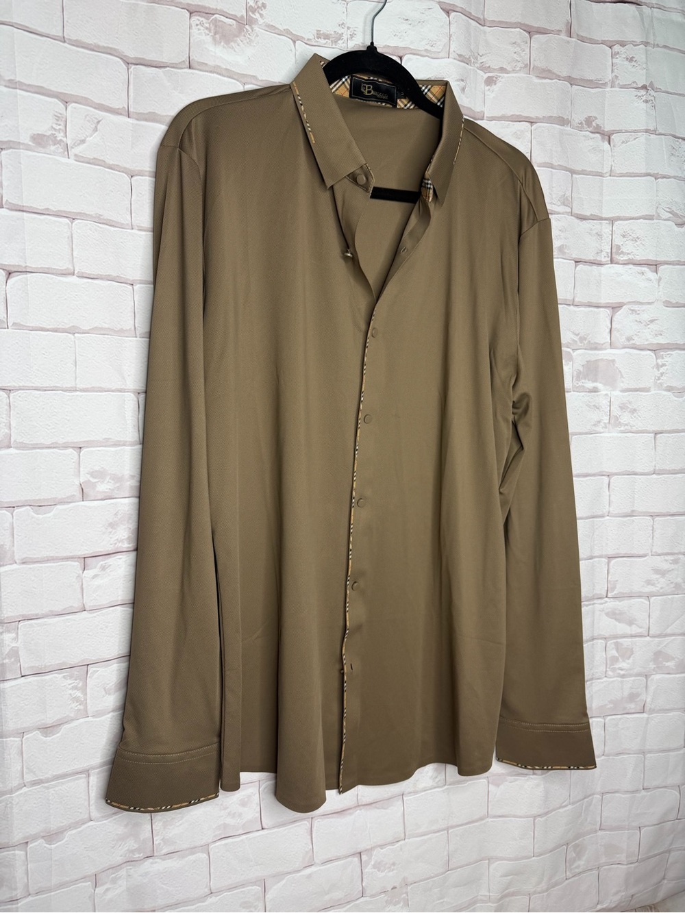 Barocco Los Angeles Men’s Button Front Shirt | Size M | Stretch Performance - Picture 1 of 8